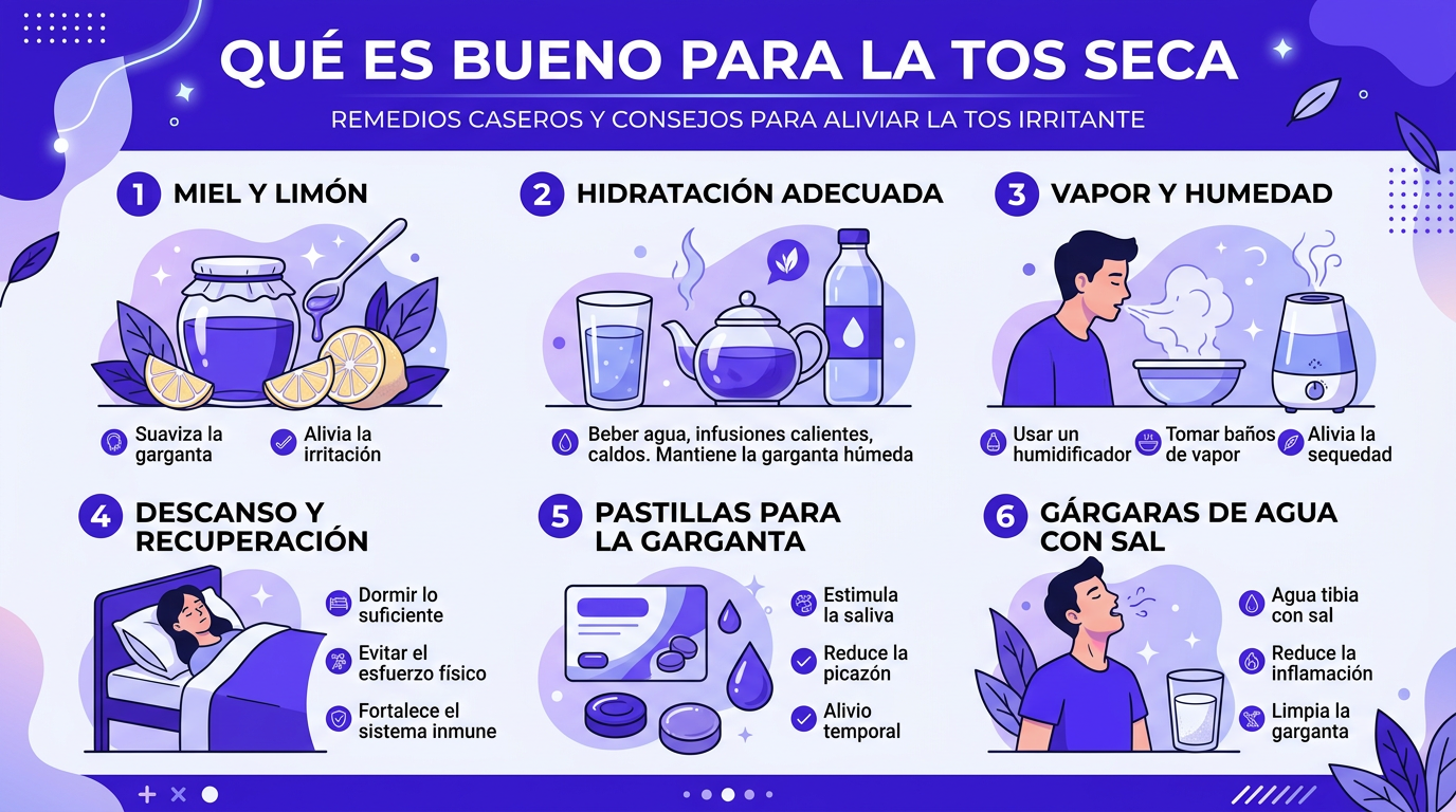 que es bueno para la tos seca