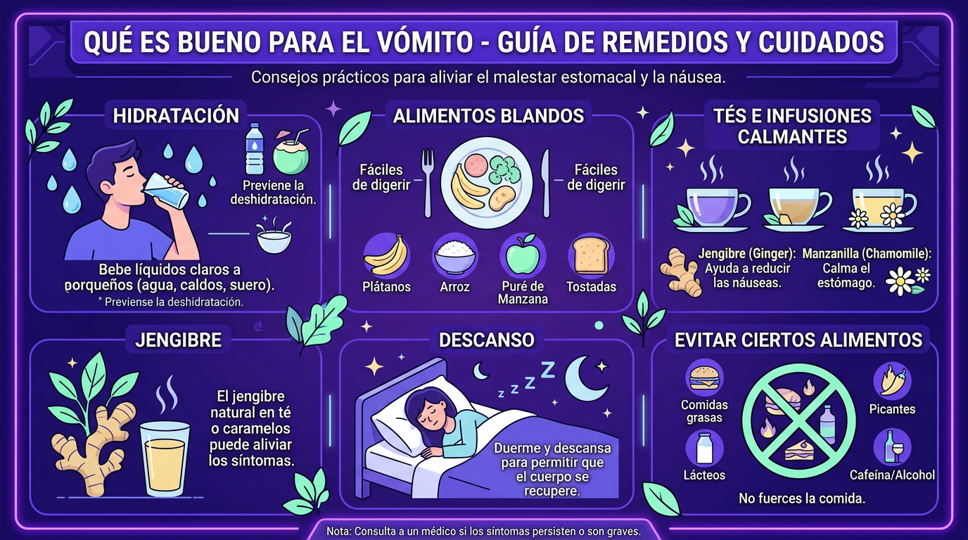 que es bueno para el vomito