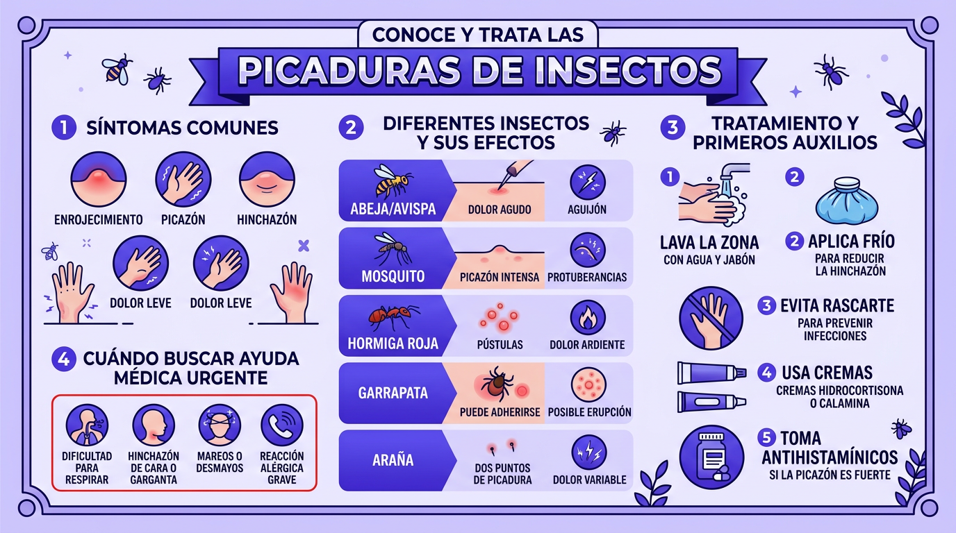 picaduras de insectos