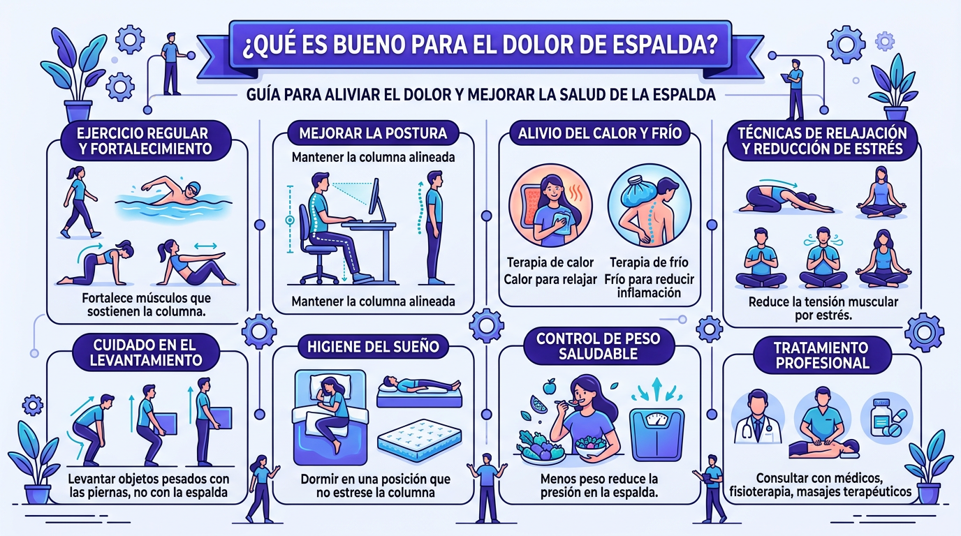 que es bueno para el dolor de espalda