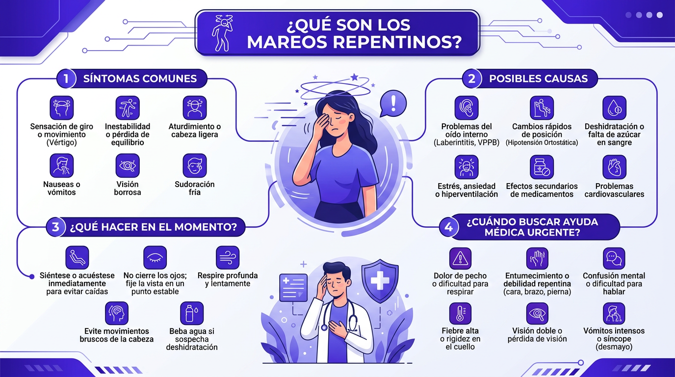 mareos repentinos