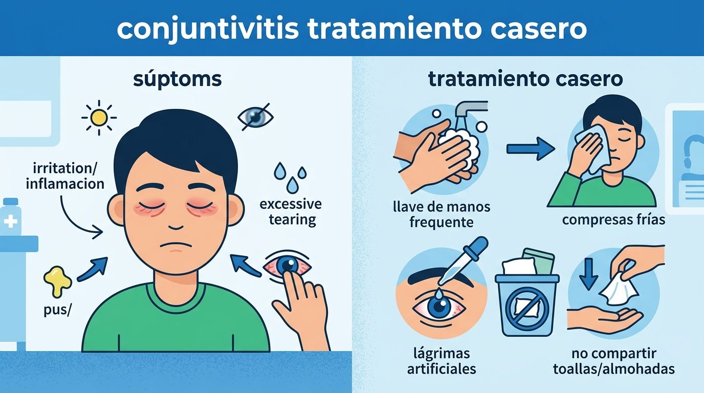 conjuntivitis tratamiento casero