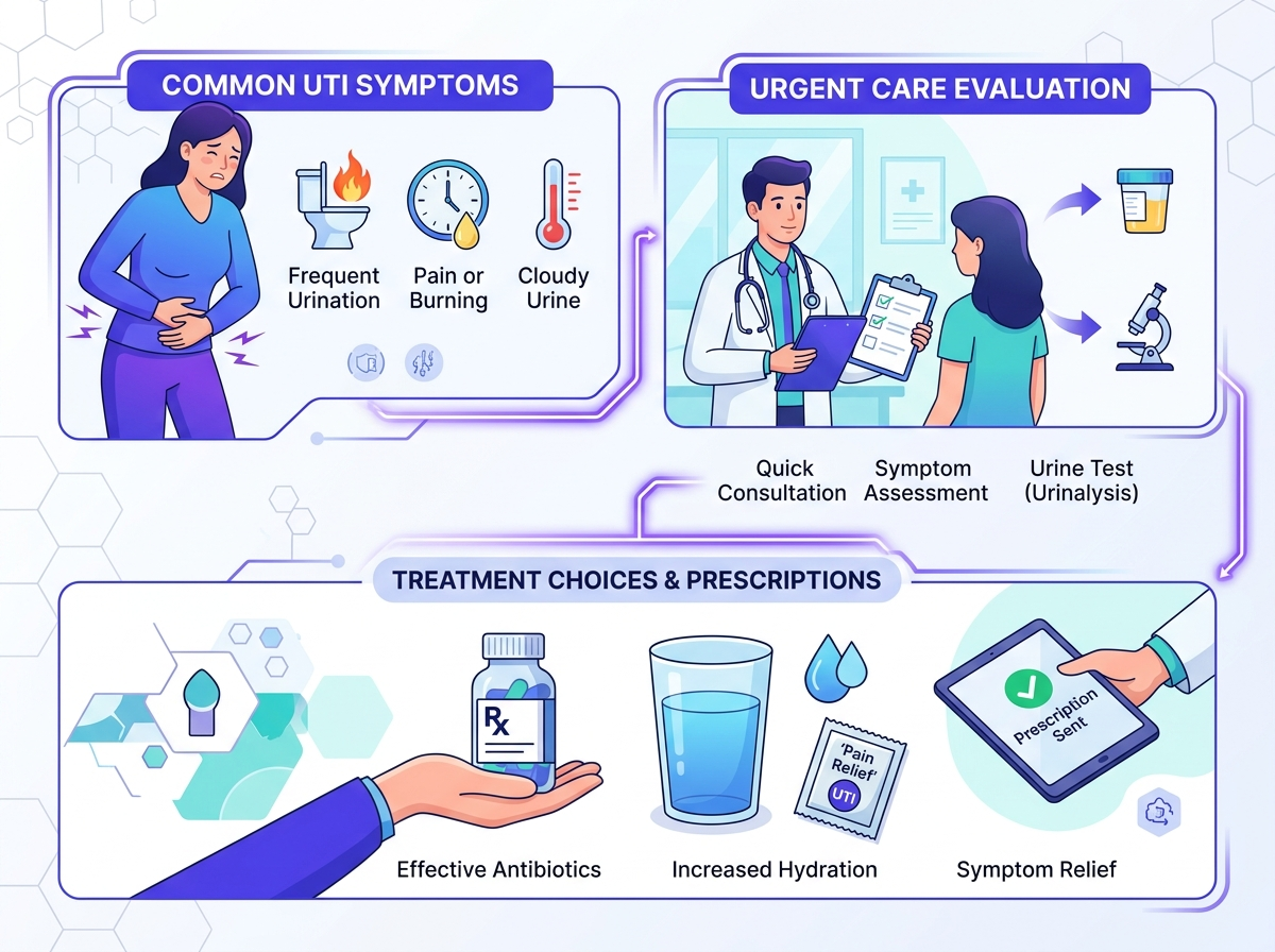 CityHealth San Leandro can urgent care prescribe antibiotics for uti