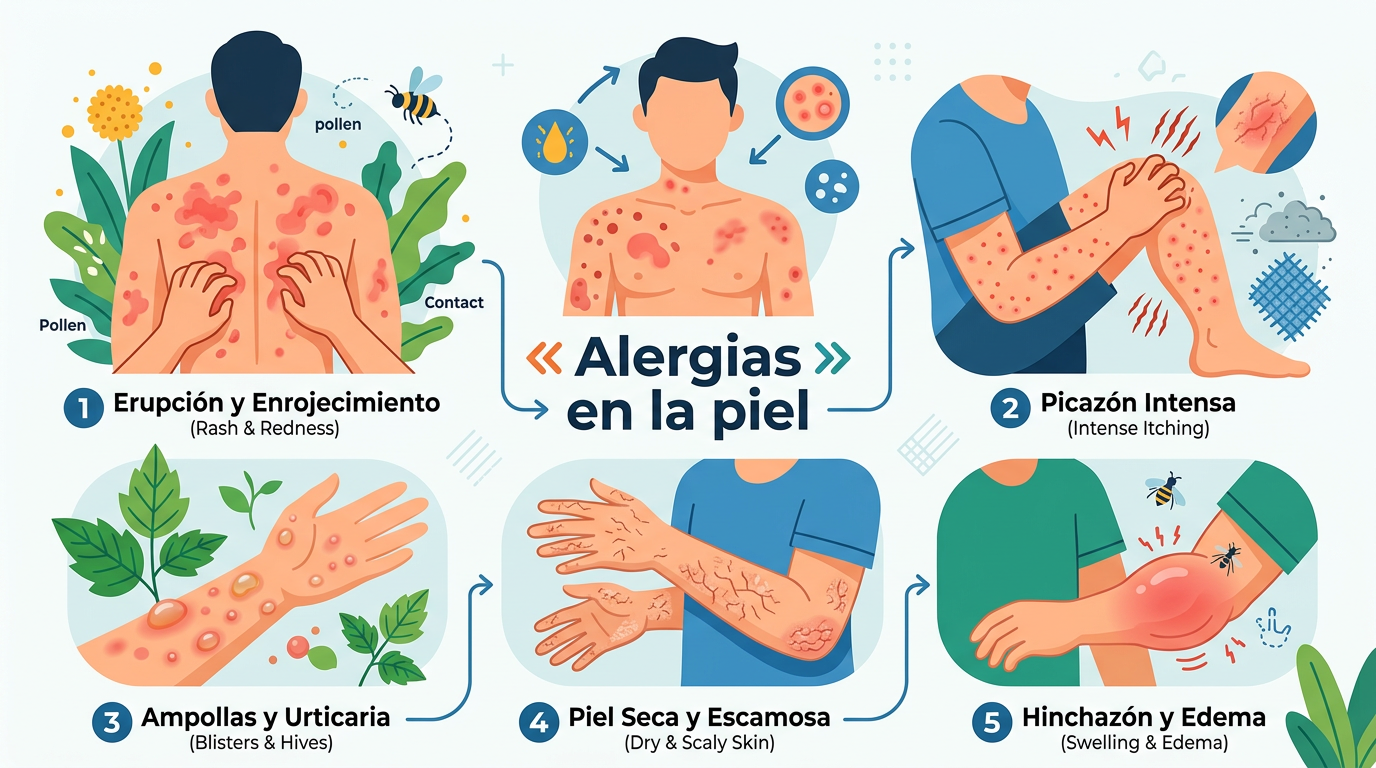 alergias en la piel