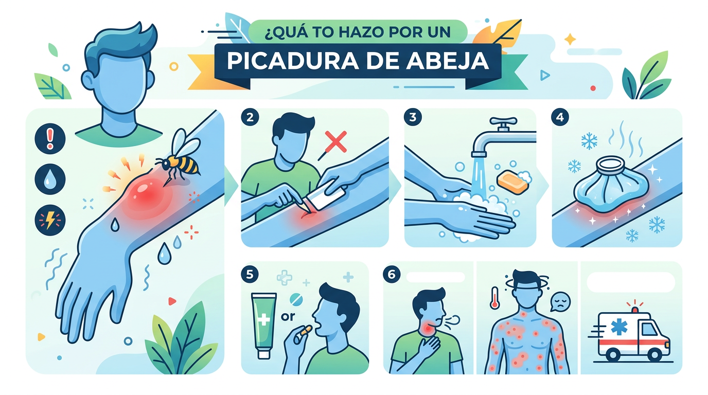 picadura de abeja que hacer