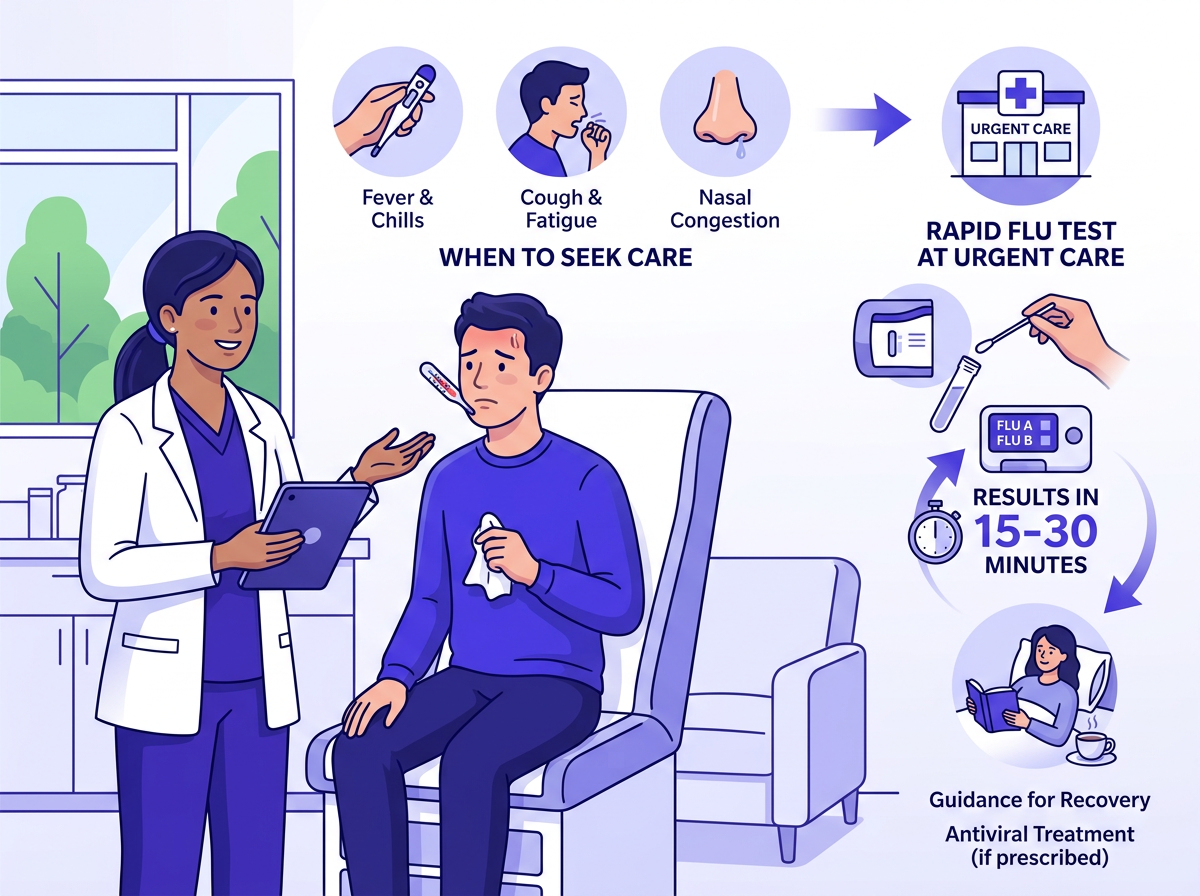 When to seek urgent care for when to go to urgent care for flu like symptoms