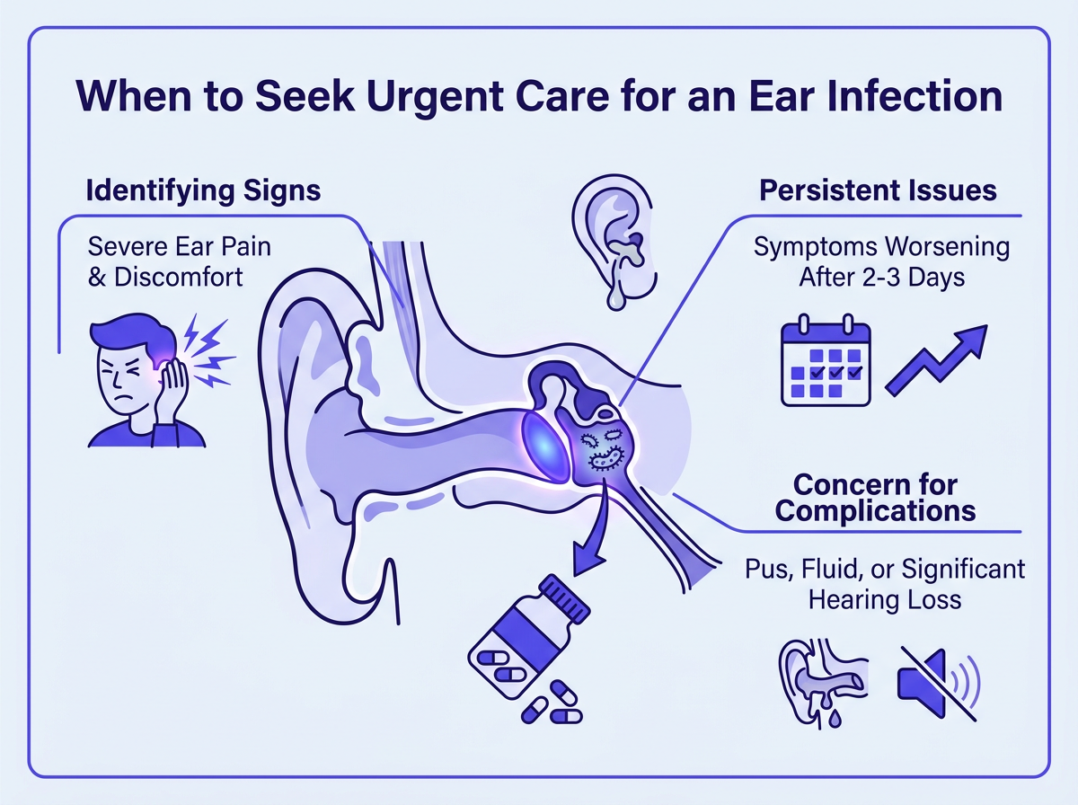When to seek urgent care for when should i go to urgent care for ear pain