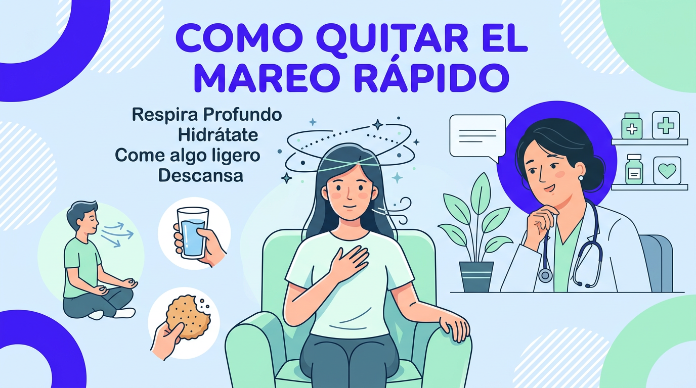 como quitar el mareo rapido